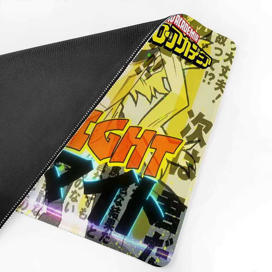 LockEdge Gaming-Mauspad All Might My Hero Academia Japanisches Anime Design, groß und verdickt, Multicolor - Bild 5
