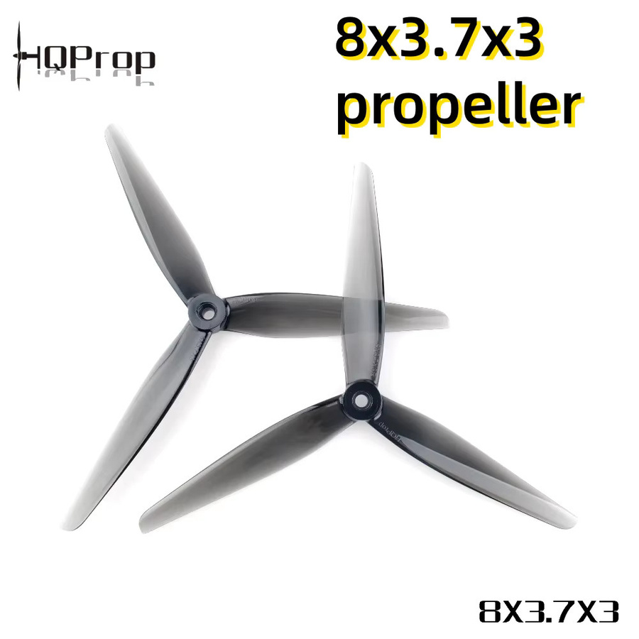 HQprop 8x3.7x3 8 Zoll 3-Blatt Verstärkte Nylon-Propeller, Zubehör - Bild 3