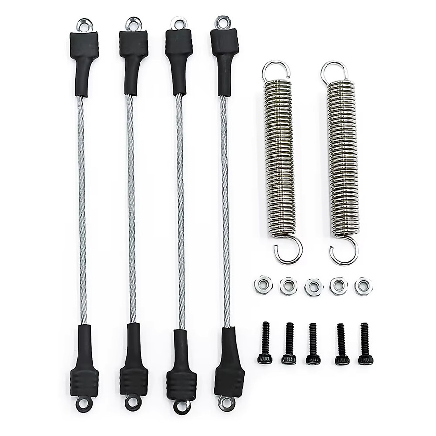 YEAHRUN Stahlseil-Set für TRX-4 TRX4 Bronco 1/10 RC Crawler Automodell, Zubehör, Metall - Bild 2