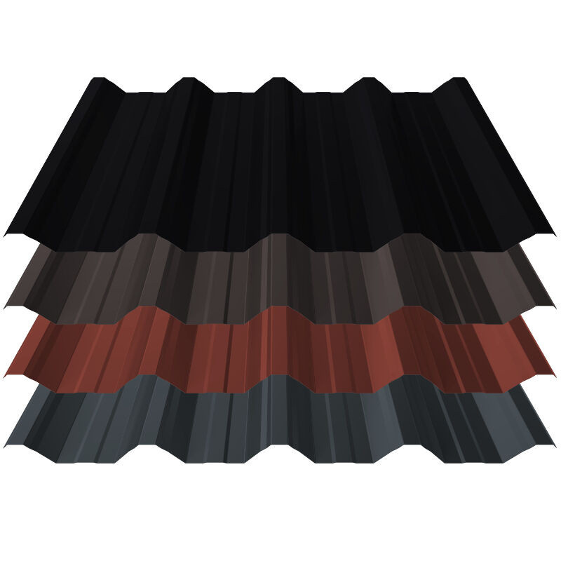 Trapezblech T50 Dach aus Stahl von Blachotrapez GmbH in Schwarz, Materialstärke 0,50 mm - Bild 1