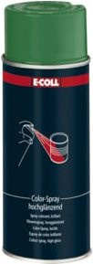 E-COLL Color-Spray hochglänzend Laubgrün 400ml für Metall und Synthetikharz wetterfest und deckend - Bild 1