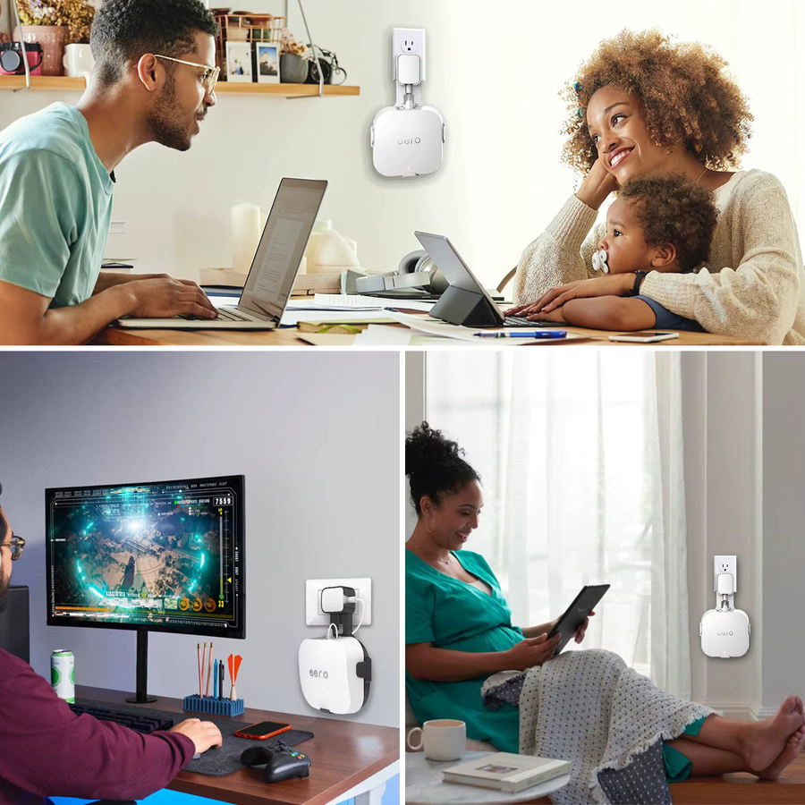 Wandhalterung für eero Pro 6 und eero Pro 6E Mesh-WLAN-Router in Weiß - Bild 3