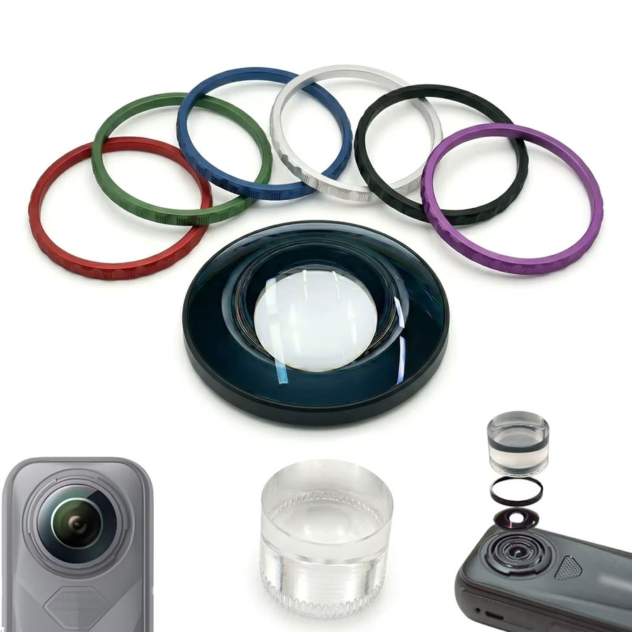 Koulele Ersatzglas für Insta360 X5 Sportkamera in Blau für kristallklare Bildgebung - Bild 3