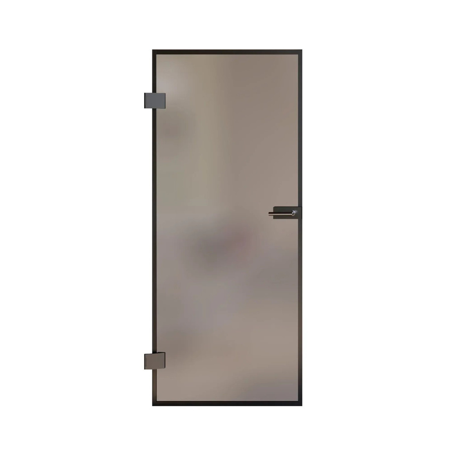 Skyscope Portal Drehtür-Set Slimwork aus Glas und Aluminium, Farbe Schwarz, B/H: 95,9 x 197,2 cm - Bild 2