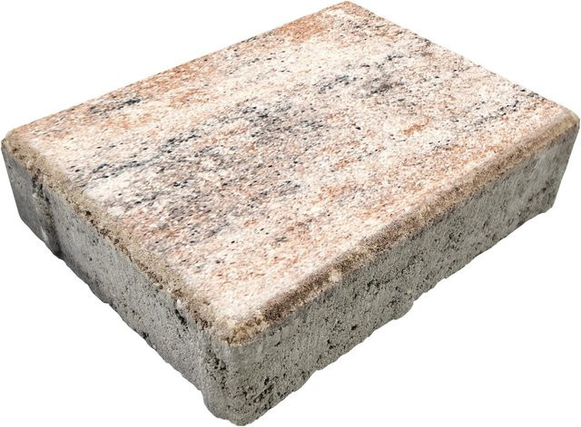 Diephaus Pflasterstein Ringo Muschelkalk in Weiss und Multicolour, B/T/H: 20 x 15 x 5 cm - Bild 1
