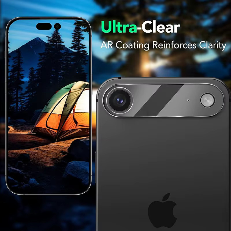 Apple iPhone 17 Air Kamera-Objektivschutz aus gehärtetem Glas, transparent - Bild 3