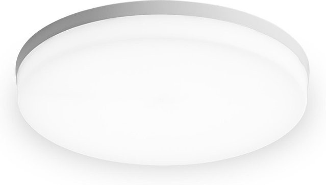 Igeteck LED Deckenleuchte rund in Weiß für Küche, Schlafzimmer, Flur und Home Office mit 48W und Unterputzmontage - Bild 1