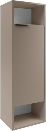 Fackelmann Midischrank B.Paris in Cubanit Grau mit Soft-Close-Türen, B/T/H: 40,2 x 32,0 x 125,7 cm - Bild 3