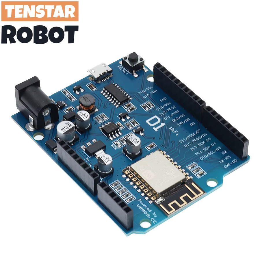 WeMos D1 UNO R3 ESP-12 WiFi-Entwicklungsboard mit ESP8266 und CH340G Chip in Blau - Bild 2