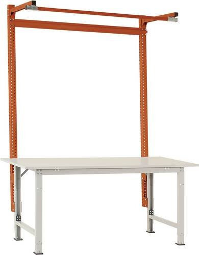Manuflex AS1621.2001 Aufbauportal mit Ausleger für PACKPOOL Standard, Farbe: Rotorange RAL 2001, Breite: 200 cm - Bild 1