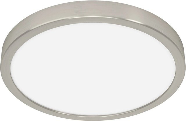 Eglo LED-Deckenleuchte Fueva 5 in Nickelfarben Matt mit Durchmesser: 28,5 cm - Bild 1
