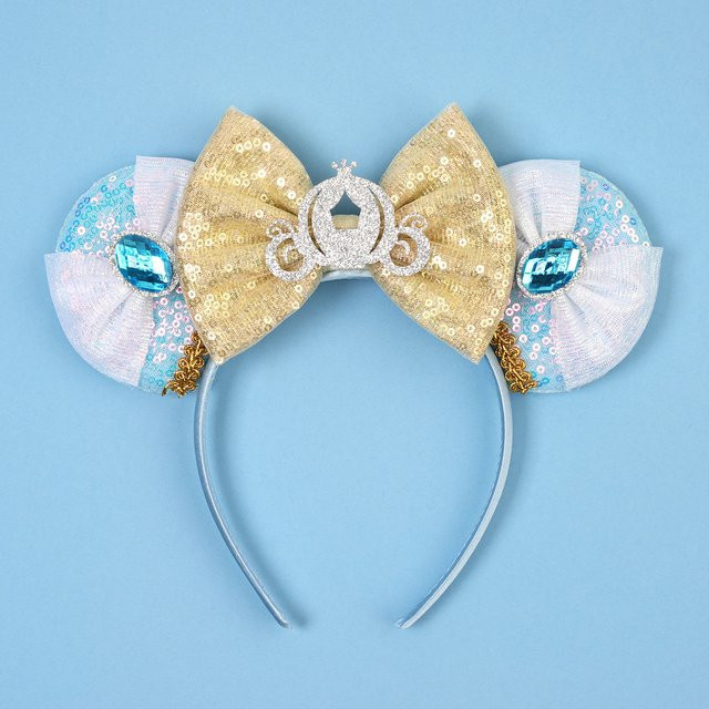 HEROCROSS Haarband, Mickey Maus, Glitzer Strass, Mädchen - Bild 1