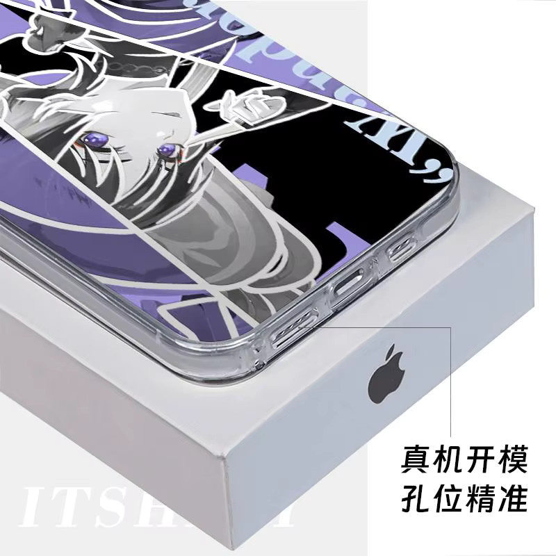 Anime Wanderer Rover Handyhülle für iPhone 17 16 15 14 13 12 11 Pro Max Plus Air Mini mit Genshin Impact Cartoon Design von TOEI ANIMATION - Bild 4