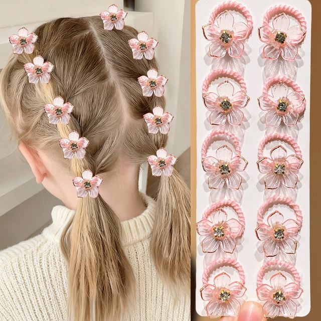 LEMON LOVE Haarbänder, Strass und Blumendekorationen, Kinder, 10 Stück - Bild 1