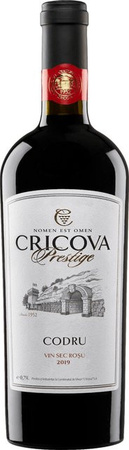 Cricova Rotwein Codru, 100% Cabernet Sauvignon, 2024, Moldau, trocken, 0,75 l