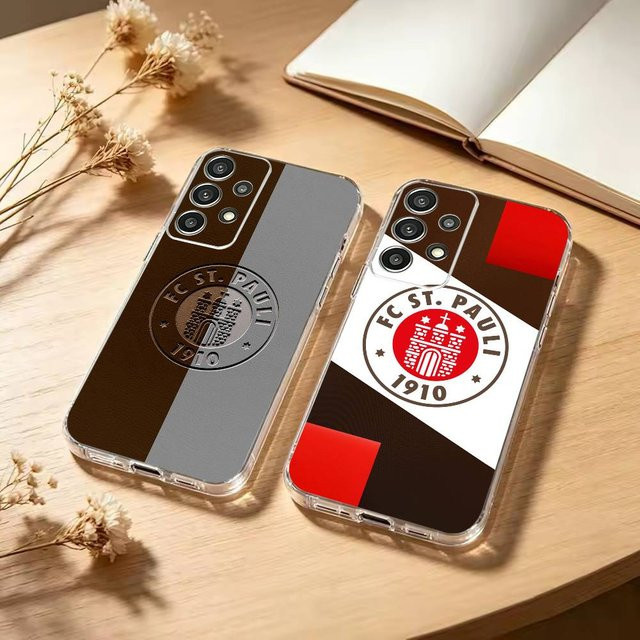 F-C St Pauli Rapper Streetwear Handyhülle für Samsung Galaxy S25 S24 S23 S22 S21 S20 S30 Plus Ultra, transparent und weich - Bild 1
