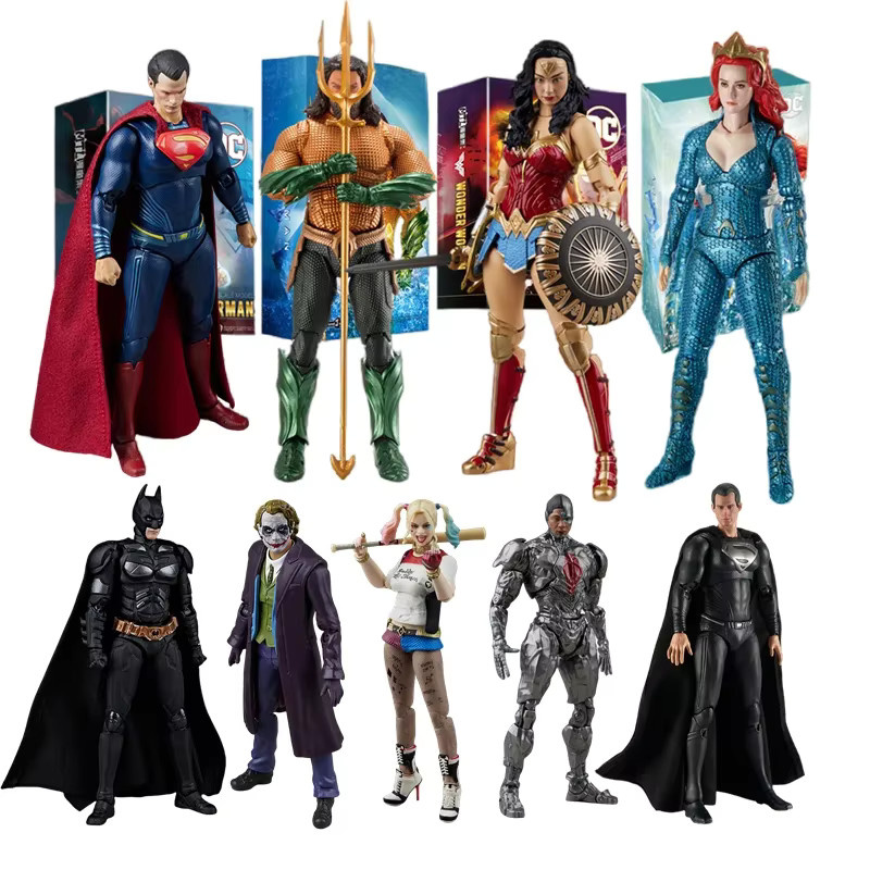 DC Originals Justice League Figur, Superman Batman Wonder Woman Aquaman Mera, Einzelfigur - Bild 3