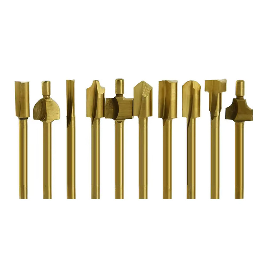 Dremel HSS Fräser in Gold für Holzbearbeitung, Gravur und Schnitzarbeiten - Bild 2