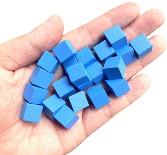 Binchi Holzwürfel, Bunt / Mehrfarbig, 200 Stück - Bild 1