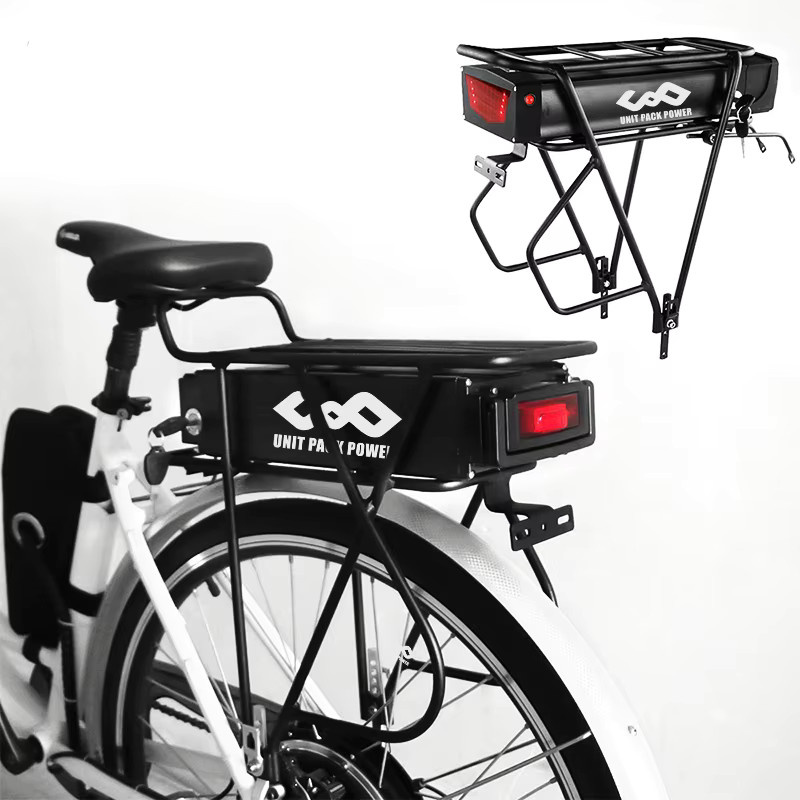 BAFANG E-Bike Akku für Gepäckträger, 52V 48V 20Ah Lithium-Ionen Akku mit 18650 Zellen in Schwarz, kompatibel mit BAFANG Motoren bis 1800W - Bild 3