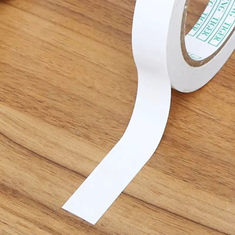 Doppelseitiges Klebeband für Büro und Handarbeit, weiß, Breite: 4 cm, Länge: 10 m - Bild 2