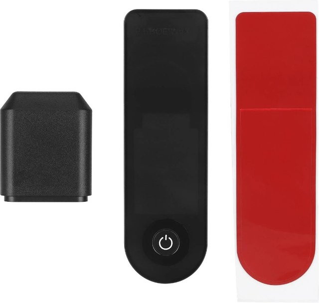 Wasserdichte Armaturenbrettabdeckung für Xiaomi Scooter 4 Pro 2nd Gen, 5, 5 Pro und 5 Max mit Display-Schutzgehäuse und Klebeband in Schwarz - Bild 1