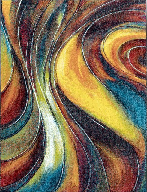 Teppich Horizon Abstrakt mehrfarbig B: 80 cm, L: 150 cm - Bild 1