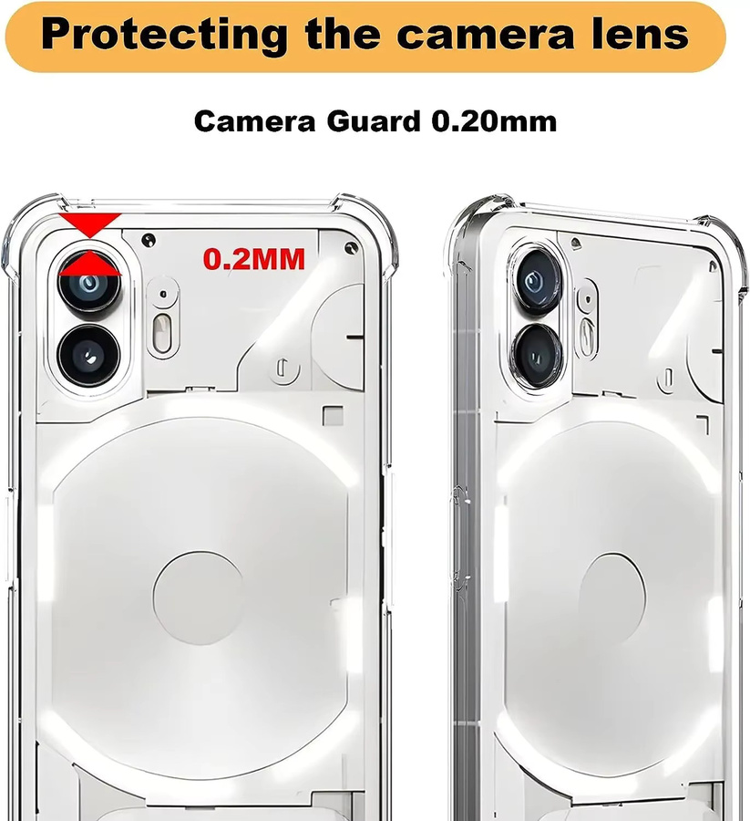 Stoßfeste transparente TPU-Handyhülle für Nothing Phone 2 (1) 5G von Capa Fundas - Bild 2