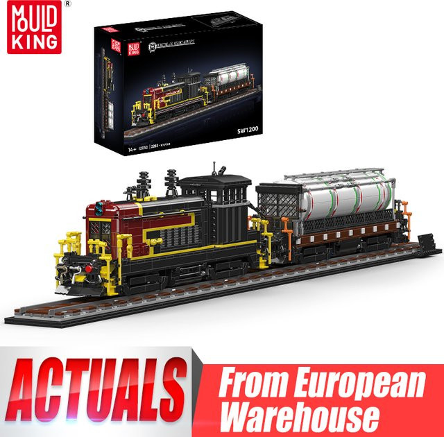 Mould King SW1200 Diesellokomotive, Baustein-Set, ab 14 Jahren - Bild 1