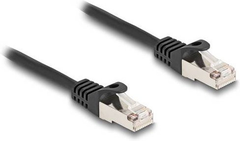 Delock 80186 RJ50 Patchkabel S/FTP Ethernet/LAN Schwarz, Länge: 0,50 m - Bild 1