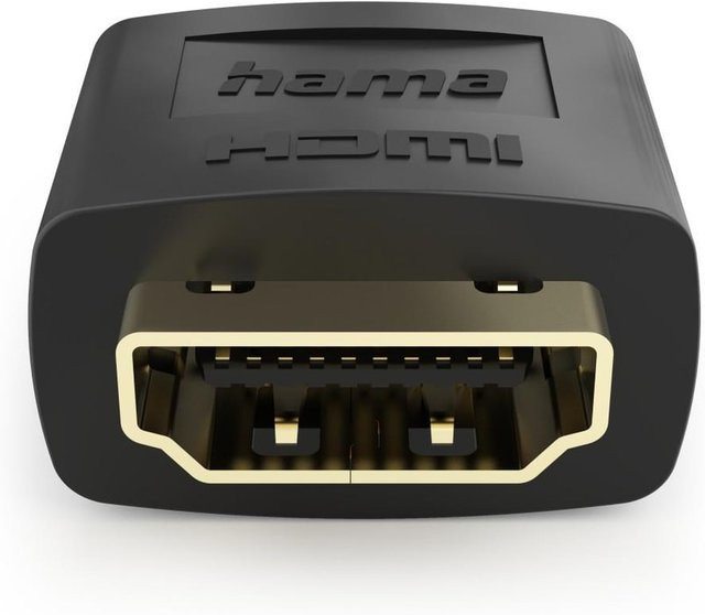 Hama HDMI-Adapter Kupplung auf Kupplung 8K in Schwarz - Bild 1