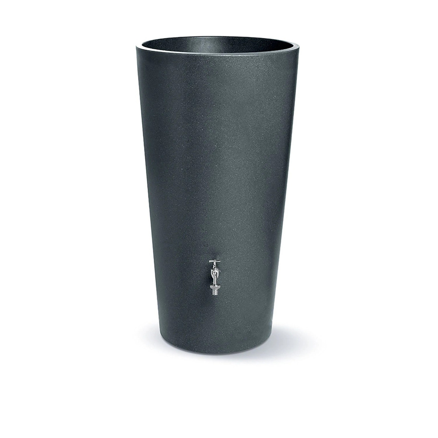 ARVES Regenspeicher Rainbowl Flower in Anthrazit mit integrierter Pflanzenkammer, 150 l - Bild 2