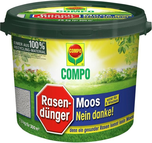 Compo Rasendünger Moos - Nein danke! 7,5 kg - Bild 1