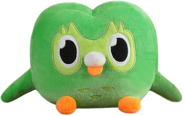 Yiran Health & Beauty Grünes Cartoon-Eulen-Stofftier, Plüsch / Textil, 27cm - Bild 1