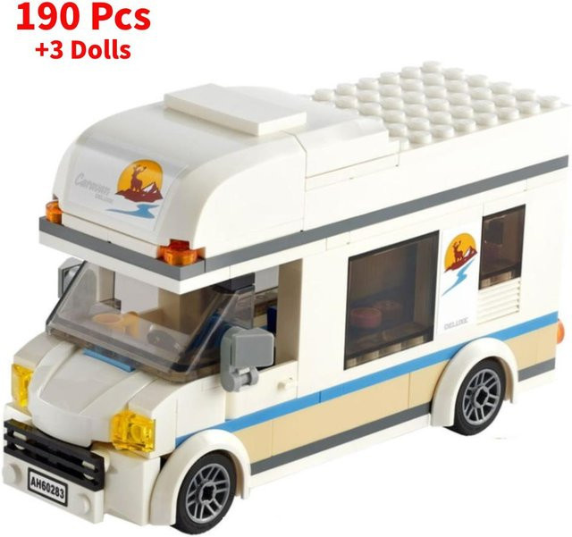 Kidsly City Ferien-Wohnmobil, Spielzeugauto, 190 Teile - Bild 1