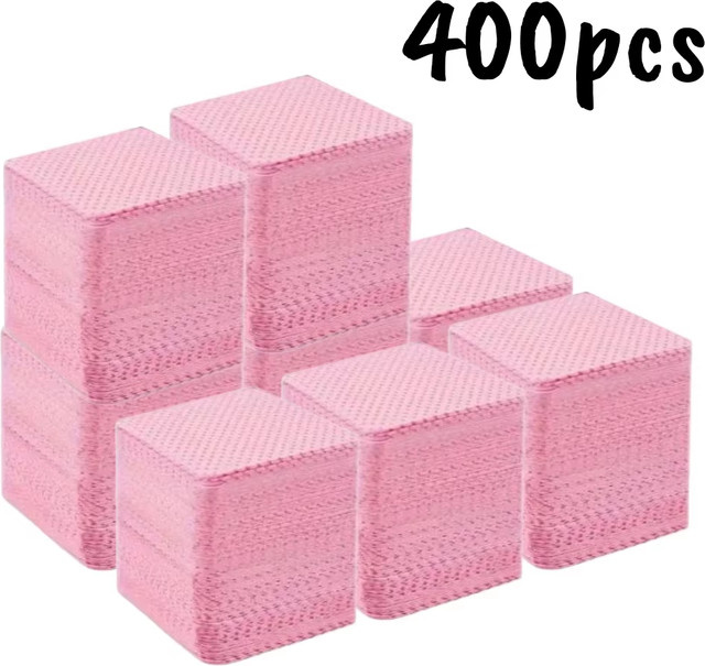 CNKESS Nagelreinigungstücher, Pink, 200 Stück - Bild 1