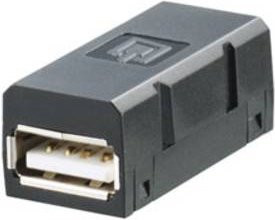 Weidmüller USB Flanscheinsatz Sensor-/Aktor-Steckverbinder unkonfektioniert Schwarz 10 Stück - Bild 1