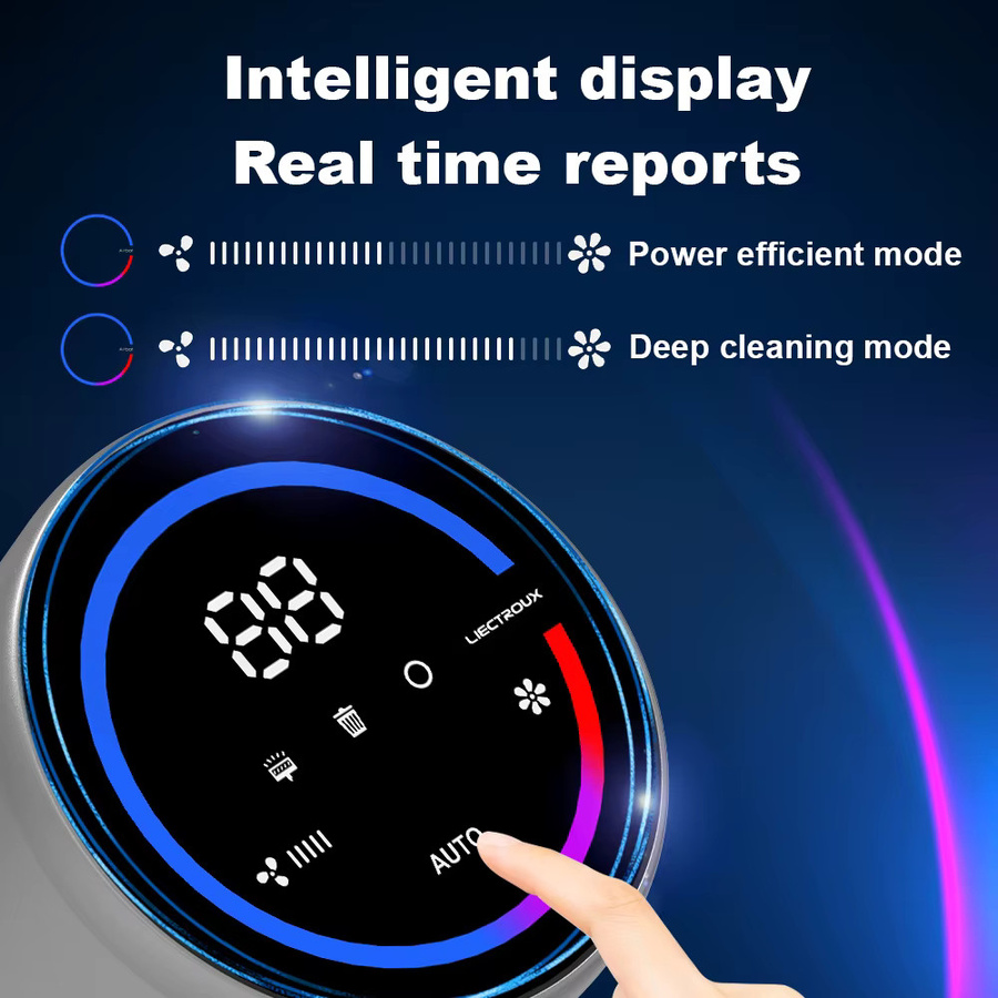 Liectroux i10 Kabelloser Handstaubsauger mit 27kPa Saugkraft, Intelligente Staubaufnahme und großem Touchscreen - Bild 1