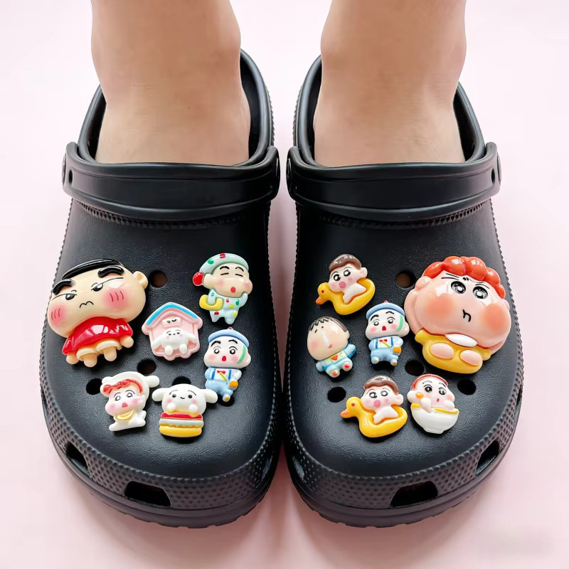 Bandai Schuh-Charms Set, Kawaii Crayon Shin-chan, Kinder - Bild 2
