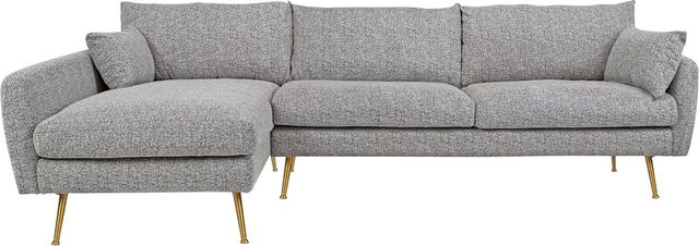 HTI-Living Ecksofa Antonius aus Webstoff in Grau links - Bild 1
