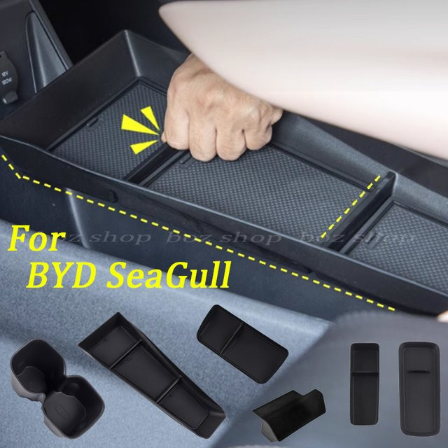 SHUN SOON Armlehnen-Ablagebox für BYD Seagull in Schwarz - Bild 1
