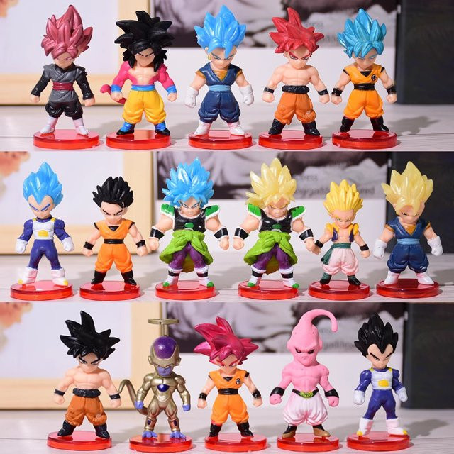 Bandai Dragon Ball Z Action Figur, 16-teiliges Set - Bild 1