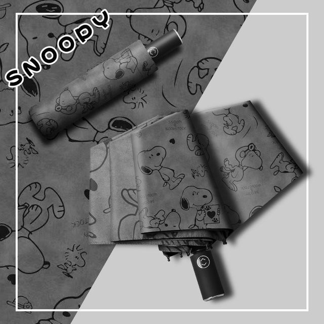 Bandai Snoopy Animation Cartoon Klappschirm, Sonnenschirm, vollautomatisch - Bild 1