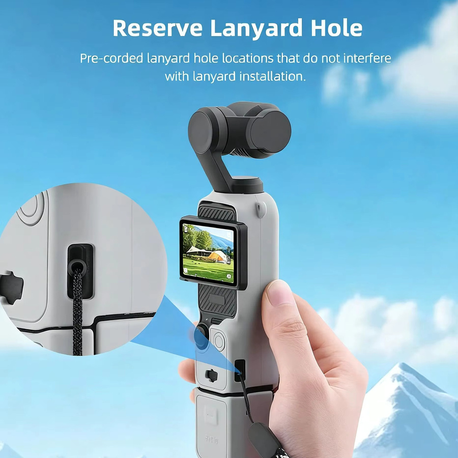 DJI Osmo Pocket 3 Silikonhülle Anti-Bump-Abdeckung mit wasserdichtem Schutz und kratzfestem Gimbal-Objektivdeckel - Bild 4
