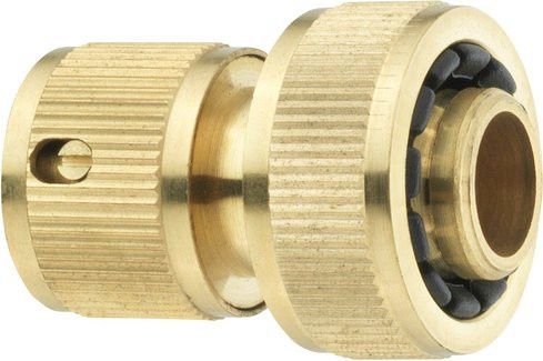 WELLWATER Schnellkupplung aus Messing in Gold, 3/4 Zoll - Bild 1