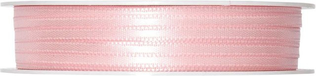 Halbach Satinband aus Polyester in Rosa, Breite: 0,3 cm, Länge: 10 m - Bild 1