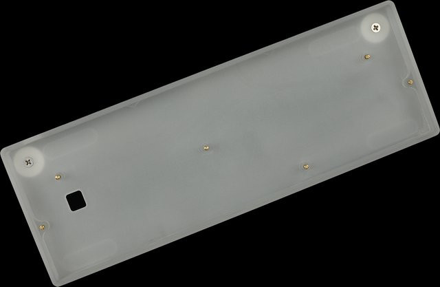 Skyloong CNC Aluminium Platte für 60% mechanische Tastaturen (GK61, GK64, GH60) mit 60% Acryl Fall 61 64 ANSI ISO QMK Underglow PCB Kompatibilität - Bild 1