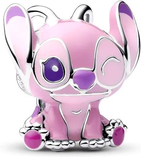 Paslu Charm-Bead Alice im Wunderland Grinsekatze und Winnie Puuh, Weiß, Messing, Damen - Bild 1