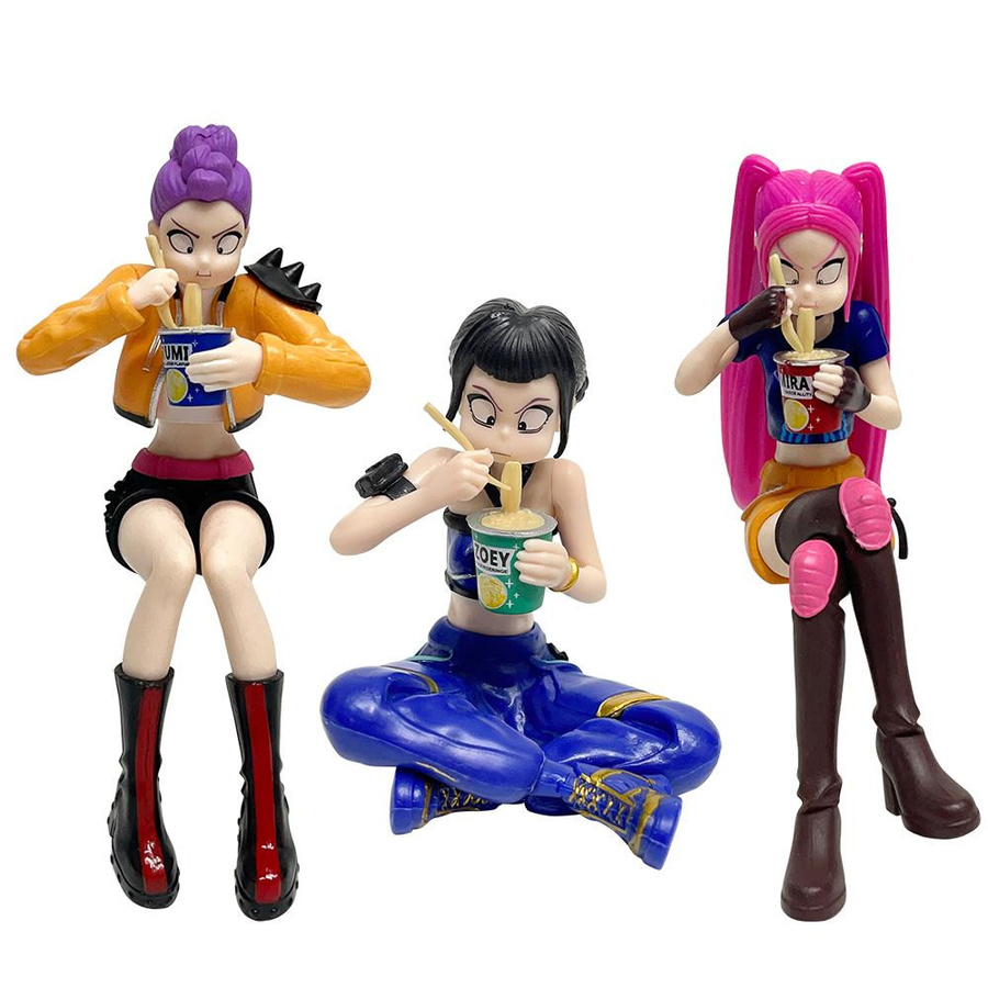 Fashnics Dämonenjäger K-Pop Rumi Mira Zoey Vinylpuppe Actionfigur ab 14 Jahren - Bild 3