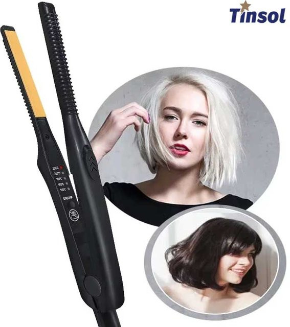 Tinsol 2-in-1 Mini-Haarglätter und Lockenstab, Unisex - Bild 1
